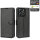 Klapphülle Realme C61 / C63 Handy Tasche Handyhülle Hülle Schutzhülle Flip Case Etui Schwarz