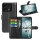 Hülle für Xiaomi 14T Handyhülle Handy Tasche Klapphülle Flipcase Wallet Case Etui Schwarz