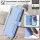 Handykette Xiaomi Redmi 14C Hülle mit Band Handyhülle Kartenfächer PU Leder Umhängetasche Blau