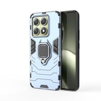 Hülle Xiaomi 14T Handyhülle Drehbar Ringhalter Magnet Bumper Case in Türkis