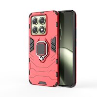 Hülle Xiaomi 14T Handyhülle Drehbar Ringhalter Magnet Bumper Case in Rot