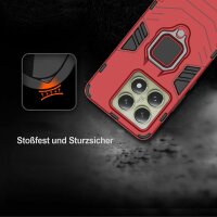 Hülle Xiaomi 14T Handyhülle Drehbar Ringhalter Magnet Bumper Case in Rot