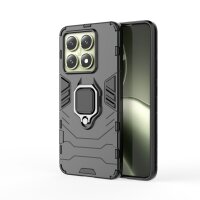 Hülle Xiaomi 14T Handyhülle Drehbar Ringhalter Magnet Bumper Case in Schwarz