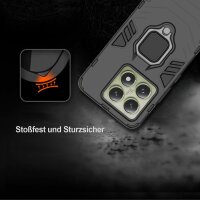 Hülle Xiaomi 14T Handyhülle Drehbar Ringhalter Magnet Bumper Case in Schwarz