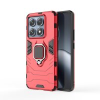 Hülle Xiaomi 14T Pro Handyhülle Drehbar Ringhalter Magnet Bumper Case in Rot