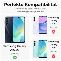 360 Grad Hülle mit eingebautem Displayschutz für Samsung Galaxy A16 5G Bumper