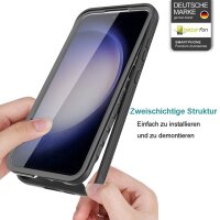 360 Grad Hülle mit eingebautem Displayschutz für Samsung Galaxy S24 FE 360° Bumper