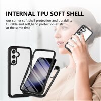 360 Grad Hülle mit eingebautem Displayschutz für Samsung Galaxy S24 FE 360° Bumper