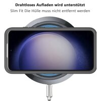360 Grad Hülle mit eingebautem Displayschutz für Samsung Galaxy S24 FE 360° Bumper