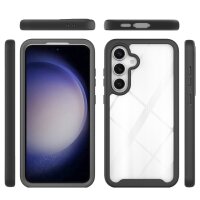 360 Grad Hülle mit eingebautem Displayschutz für Samsung Galaxy S24 FE 360° Bumper