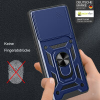 Outdoor Panzer Hülle Xiaomi 14T Handyhülle Kameraschutz Ringhalter in Blau