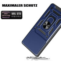 Outdoor Panzer Hülle Xiaomi 14T Handyhülle Kameraschutz Ringhalter in Blau