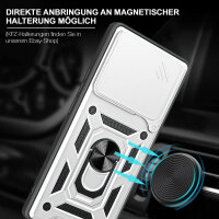 Outdoor Panzer Hülle Xiaomi 14T Handyhülle Kameraschutz Ringhalter in Silber
