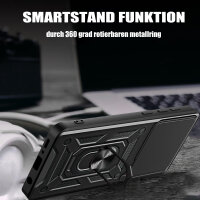 Outdoor Panzer Hülle Xiaomi 14T Pro Handyhülle Kameraschutz Ringhalter in Schwarz