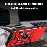 Outdoor Panzer Hülle Xiaomi 14T Pro Handyhülle Kameraschutz Ringhalter in Rot