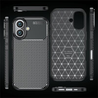 SPARSET Carbon Hülle + 2× 9H Panzerfolie für Apple iPhone 16 Plus