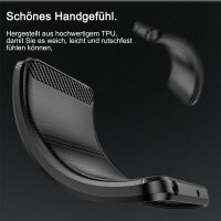 SPARSET Carbon Hülle + 2× Panzerfolie für Apple iPhone 16 Plus