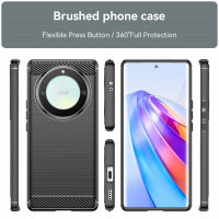 SPARSET Carbon Hülle + 2x 9H Panzerfolie für Honor Magic 5 Lite 5G, Schutz Outdoor Case Cover