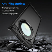 SPARSET Carbon Hülle + 2x 9H Panzerfolie für Honor Magic 5 Lite 5G, Schutz Outdoor Case Cover