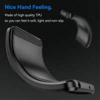 SPARSET Carbon Hülle + 2x 9H Panzerfolie für Honor Magic 5 Lite 5G, Schutz Outdoor Case Cover