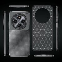 SPARSET Carbon Hülle + 2x 9H Panzerfolie für Xiaomi Redmi 14C / Poco C75, Schutz Outdoor Case Cover