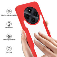 360° Grad Hülle Xiaomi Redmi 14C Rundum vollschutz Integriertem Displayschutz in Rot