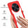 360° Grad Hülle Xiaomi Redmi 14C Rundum vollschutz Integriertem Displayschutz in Rot