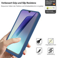 360° Grad Hülle Xiaomi Redmi 14C Rundum vollschutz Integriertem Displayschutz in Blau