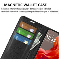 Handy Tasche Motorola Moto G85 Handyhülle Flip Cover Wallet Case Hülle Etui