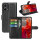 Handy Tasche Motorola Moto G85 Handyhülle Flip Cover Wallet Case Hülle Etui
