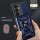 Outdoor Panzer Hülle für Samsung Galaxy S24 FE mit Kameraschutz Ringhalter Bumper in Blau