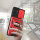 Outdoor Panzer Hülle für Samsung Galaxy A16 mit Kameraschutz Ringhalter Bumper in Rot