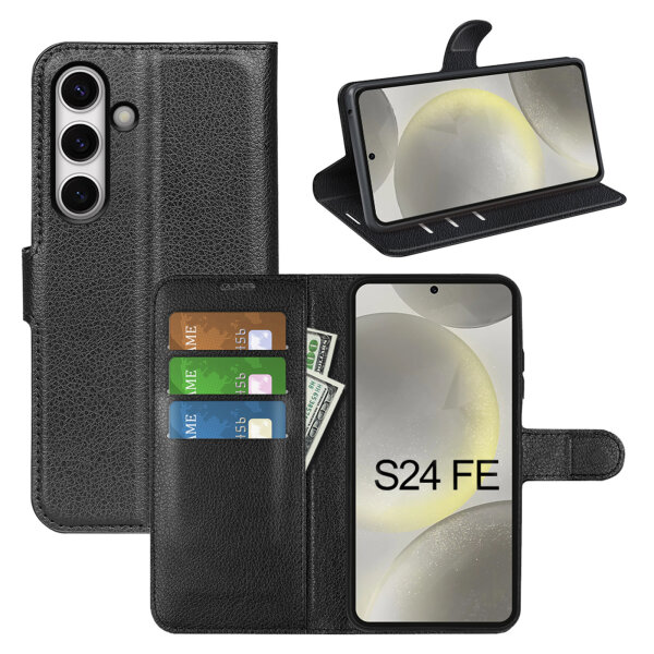 Hülle für Samsung Galaxy S24 FE Handyhülle Handy Tasche Klapphülle Flipcase Etui