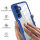 360° Grad Hülle für Samsung Galaxy S24 FE vollschutz mit Integriertem Displayschutz Blau