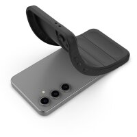 Hülle für Samsung S24 FE Handyhülle Outdoor Case Cover Bumper in Schwarz