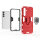 Handyhülle für Samsung Galaxy S24 FE Ring Case Hülle Outdoor Back Cover Bumper in Rot