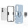 Handyhülle für Samsung Galaxy S24 FE Ring Case Hülle Outdoor Back Cover Bumper in Türkis