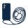 Handykette für Samsung Hanyhülle mit Band Hülle mit Kodel Smartphone Halskette Galaxy A16 in Blau