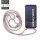 Handykette für Samsung Hanyhülle mit Band Hülle mit Kodel Smartphone Halskette Galaxy S24 FE in Rosa