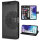 Handy Tasche für Xiaomi Redmi 14C / Poco C75 Hülle Handyhülle Klapphülle Wallet Case in Schwarz