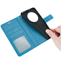 Handy Tasche für Xiaomi Redmi 14C / Poco C75 Hülle Handyhülle Klapphülle Wallet Case in Blau