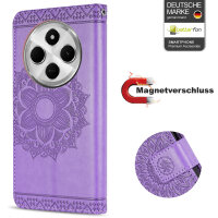 Handy Tasche für Xiaomi Redmi 14C / Poco C75 Hülle Handyhülle Klapphülle Wallet Case in Lila