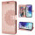 Handy Tasche für Xiaomi Redmi 14C / Poco C75 Hülle Handyhülle Klapphülle Wallet Case in Rosegold