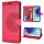 Handy Tasche für Xiaomi Redmi 14C / Poco C75 Hülle Handyhülle Klapphülle Wallet Case in Rot