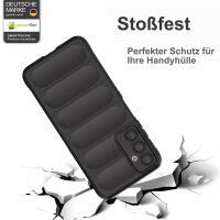 Hülle für Samsung Galaxy A05s Handyhülle Outdoor Case Cover Bumper in Schwarz