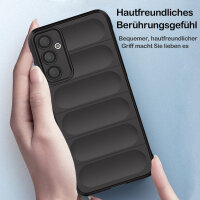 Hülle für Samsung Galaxy A05s Handyhülle Outdoor Case Cover Bumper in Schwarz