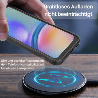 Hülle für Samsung Galaxy A05s Handyhülle Outdoor Case Cover Bumper in Schwarz