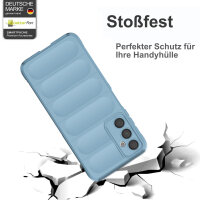 Hülle für Samsung Galaxy A05s Handyhülle Outdoor Case Cover Bumper in Hellblau