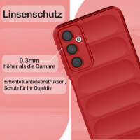 Hülle für Samsung Galaxy A05s Handyhülle Outdoor Case Cover Bumper in Rot
