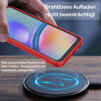 Hülle für Samsung Galaxy A05s Handyhülle Outdoor Case Cover Bumper in Rot